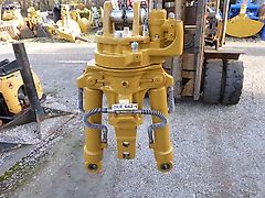 Liebherr - Greifer-Hydr./Dreheinheit orig. Liebherr GM 10 - geschraubt oder mit Zwischenrahmen gesteckt für 2 Bolzen - Tragkraft 4t-5t - Bagger: 16t-24t