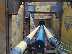 SBH Einfachgleitschienen Verbau