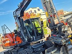 Atlas 185W mit OilQuick OQ70/55