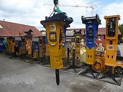 Indeco - Hammer/ Hydraulikhammer UP 1500 - Adapterplatten-Ausführung - Bagger: 10t-20t