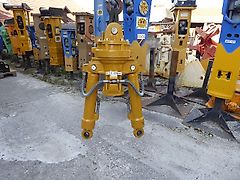 Liebherr - Greifer-Hydr./Dreheinheit orig. Liebherr GM 10 - geschraubt oder mit Zwischenrahmen gesteckt für 2 Bolzen - Tragkraft 4t-5t - Bagger: 16t-24t