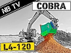 COBRA Separator Bagger L4-120 | Schaufelseparator | Siebschaufel