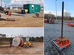 Wolf Drehdorn, Trommeldorn, Kabelwagen, Glasfaserausbau, Kabelverlegung