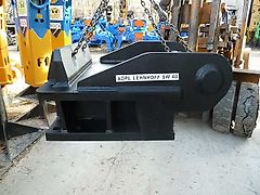 Lehnhoff - SW-Adapterplatte SW40 mit Unterbau - gebohrt für Indeco 5000+7000+8500 - SW-Identmaße: 100-760 - Bagger: 40t-50t