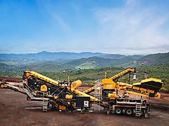 Fabo MOBILE CONE CRUSHER WITH VIBRATING SCREEN MCC 300 SERIES
