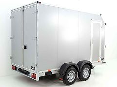 vezeko Kofferanhänger 180x351cm Höhe:205cm 2,7t|45°|Tür|silber