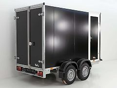 vezeko Kofferanhänger 148x301cm Höhe:193cm 2,7t|Tür|schwarz