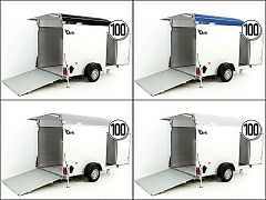 Debon Kofferanhänger C400 164x315cm H:200cm 1,3t|Alu, Polybug|Tür