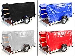 vezeko Absenkanhänger 162x272x155 1,3t Hochplane