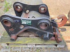 Schnellwechsler mechanisch System Verachtert CW45S CAT335 F Stiel