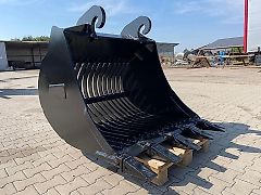 Gitter- Sieblöffel 1.200mm CW30 CW40 14-19to. NEU LAGERWARE!