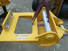 Lehnhoff - SW-Adapter SW 21-25 - für Greiferaufnahme - SW-Identmaße oben: 80-500 - für Greiferaufnahme unten/vorne Ident-Maße: 60-120 - Bagger: 16t-30t