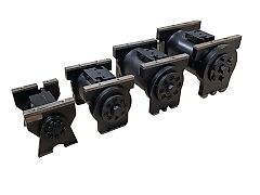 Powertilt Schwenkmotor Minibagger Tilt Umbau Bagger Drehmotor Tiltmotor Schnellwechsler MS01 MS03 MS08 Mobilbagger HTM